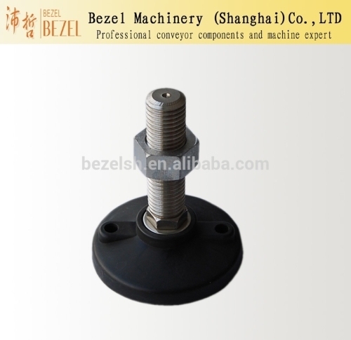 Stainless steel adjustable feet with rubber