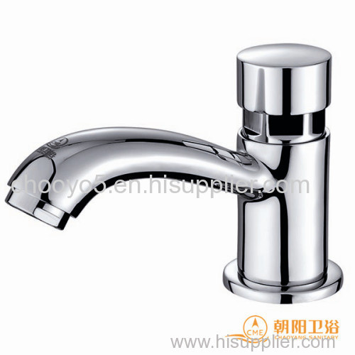 Self-closing faucet water tap brass finishing