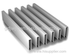 aluminum ceiling U-shaped baffle ceiling system