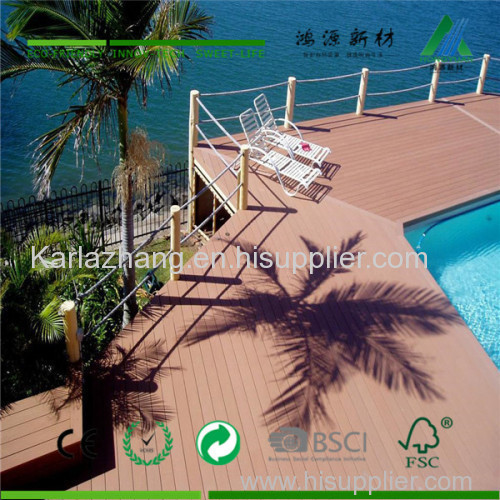 waterproof wpc wood plastic composite decking tiles from china