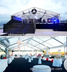 Clear span China Transparent Wedding Tent With Clear Top