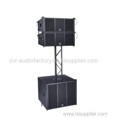 self -powered active dual 8 inch line array speaker new hotsell active 18 inch line array