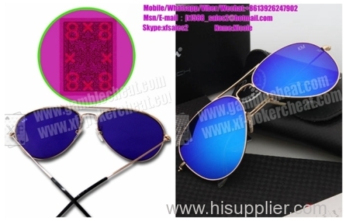 New Fashion Invisible Ink Glasses For Poker Cheat Magic Tricks