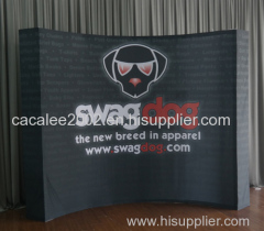 Portable Fabric Pop up banner--Curved and straight