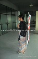 Backpack flying banner flags
