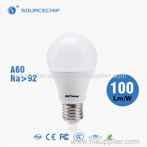 SMD5730 100ml/w 7W high lumen LED E27 bulb wholesale