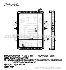 Truck Radiator For RENAULT MAGNUM (90-) (00-)