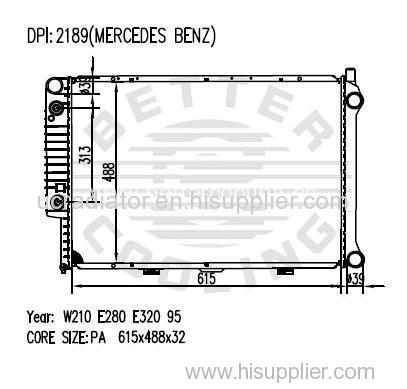 Auto Radiator For MERCEDES-BENZ W210