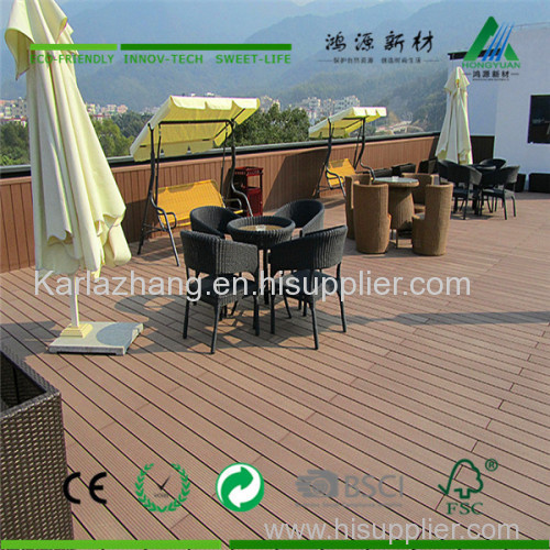 nateral feeling wpc wood plastic composite deck flooring made in china