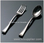 Hot Selling Quality Polish Mini Silver Cutlery Set include Fork and Spoon