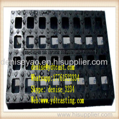 Ductile iron gully grates manhole grating EN124 C250 for waste water