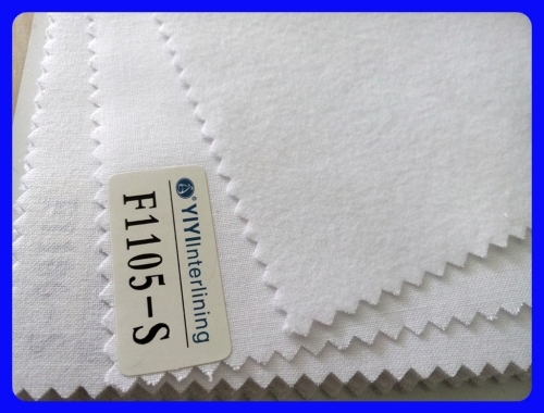 cotton woven fusible shirt collar interlining