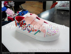 Hot selling Printed canvas Children shoes