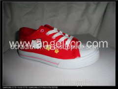 With a picture of the hello KITTY Injection Canvas Shoes