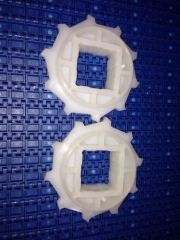 Plastic sprocket for RTB modular belting roller top conveyor chain