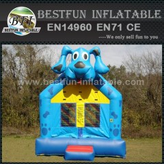 Cute attrative dog inflatable jumping castle