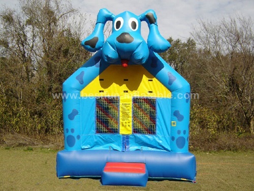 Cartoon Dog Inflatable Mini Bouncing House