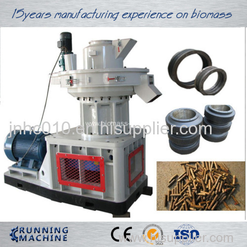 Wood biomass pellet making machine