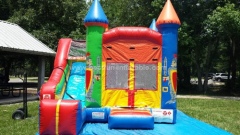 Crayola inflatable bounce slide combo