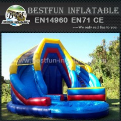 Adult inflatable slide wet or dry king twist