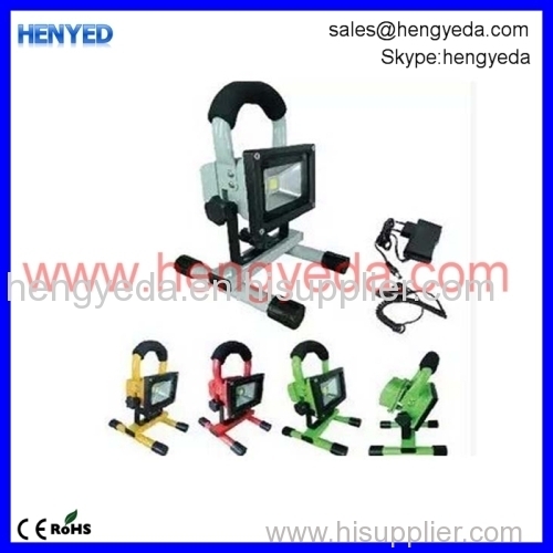 High quality solar rechargeable led spotlight 10w 20w rechargeable spotlight(HYD-2-201)