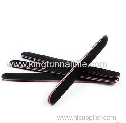 black straight nail file 100/180