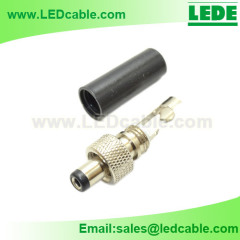 DC Plug with Screw Locking