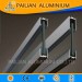 Aluminium Glass Instert Glazing Extrusion channel /Glazing Aluminium Tube