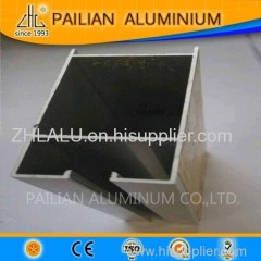 Aluminium Glass Instert Glazing Extrusion channel /Glazing Aluminium Tube