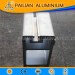 Aluminium Glass Instert Glazing Extrusion channel /Glazing Aluminium Tube