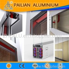 Aluminium office partition system extrusion aluminium movable partition wall office partition aluminum profile