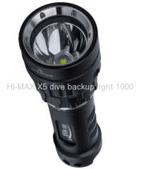 HI-MAX 1000 Diving Backup Light - Spot