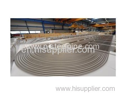 High pressure heater u-shaped tube