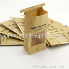 cheapest and high quanlity Kraft Paper Material Bread Paper Bag hot sale