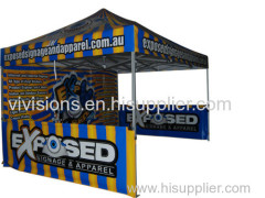 Heavy Duty Pop up Folding tent with option side skirts and walls