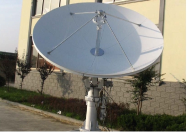 2.4m prime focus aluminum C/Ku band manual & motorized clear TVRO Receive only antenna dish