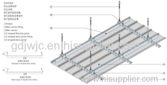 aluminum ceiling metal ceiling c shaped ceiling