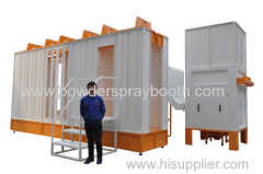 powder coating multi-cyclone booth