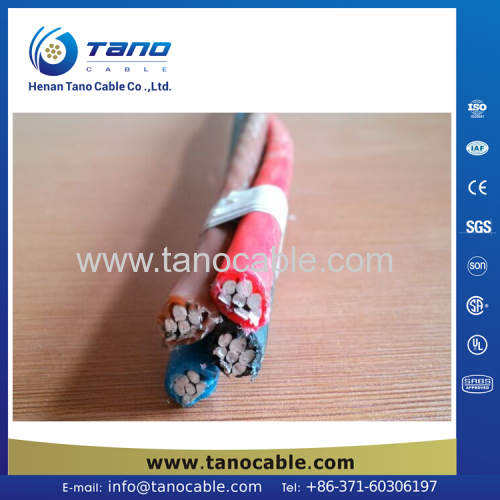 0.6/1KV Twisted Aerial Bundled Cable Overhead 3*50+35mm ABC Cable With XLPE Insulation