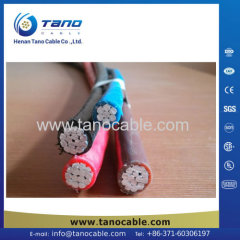 IEC 60502 Standard Aluminum Conductor PE/XLPE Insulated Aerial ABC Cable 3*70+50mm2 For Overhead