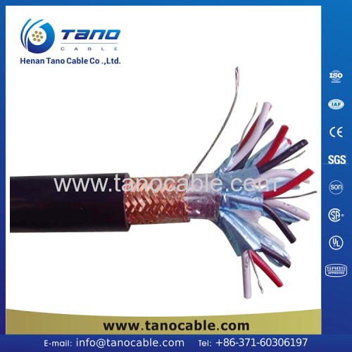 BS Standard Copper Core XLPE Insulated Overall Screen OS Twisted Pair Instrumentation Cable for 300/500V