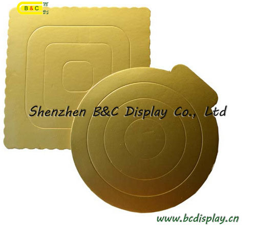 Gold small size round cake board