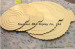 Gold small size round cake board