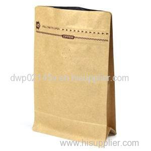 4 Side Sealed Coffee Bag With Valve