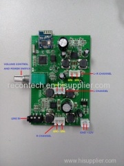 3 channels bluetooth audio receiver amplifier board