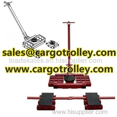 Transport trolley applied on moving and handling loads