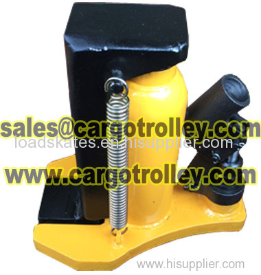 Lower toe jack details with price list