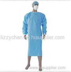Nonwoven disposable sterile gown