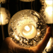 LED Bubble crystal ball chandelier American restaurant chandeliers chandeliers meteor shower