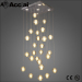 LED Bubble crystal ball chandelier American restaurant chandeliers chandeliers meteor shower